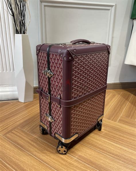 goyard carry on trolley|bourget trolley case.